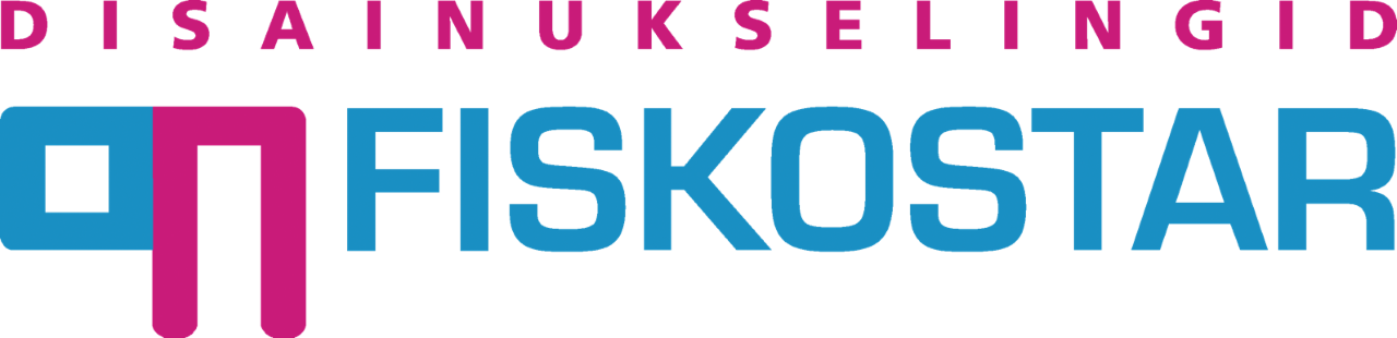 Fiskostar disain logo horisontaalne